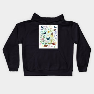 Down Memory Lane into a Recycled Garden Kids Hoodie